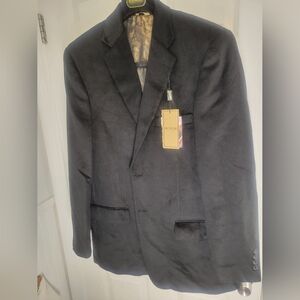 Brand New Dino Rosso Italia Blazer Lamb's Wool Feel Black